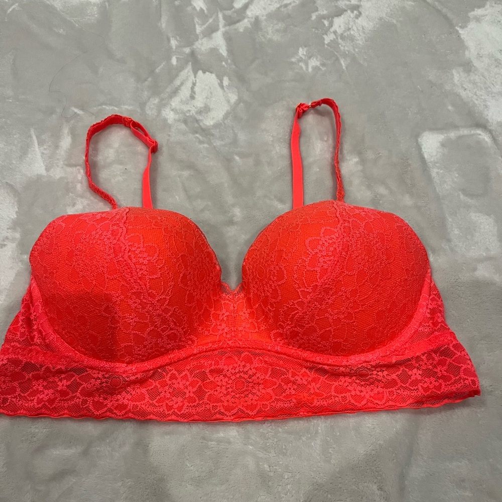 Victoria's Secret Fiery Lace Bra